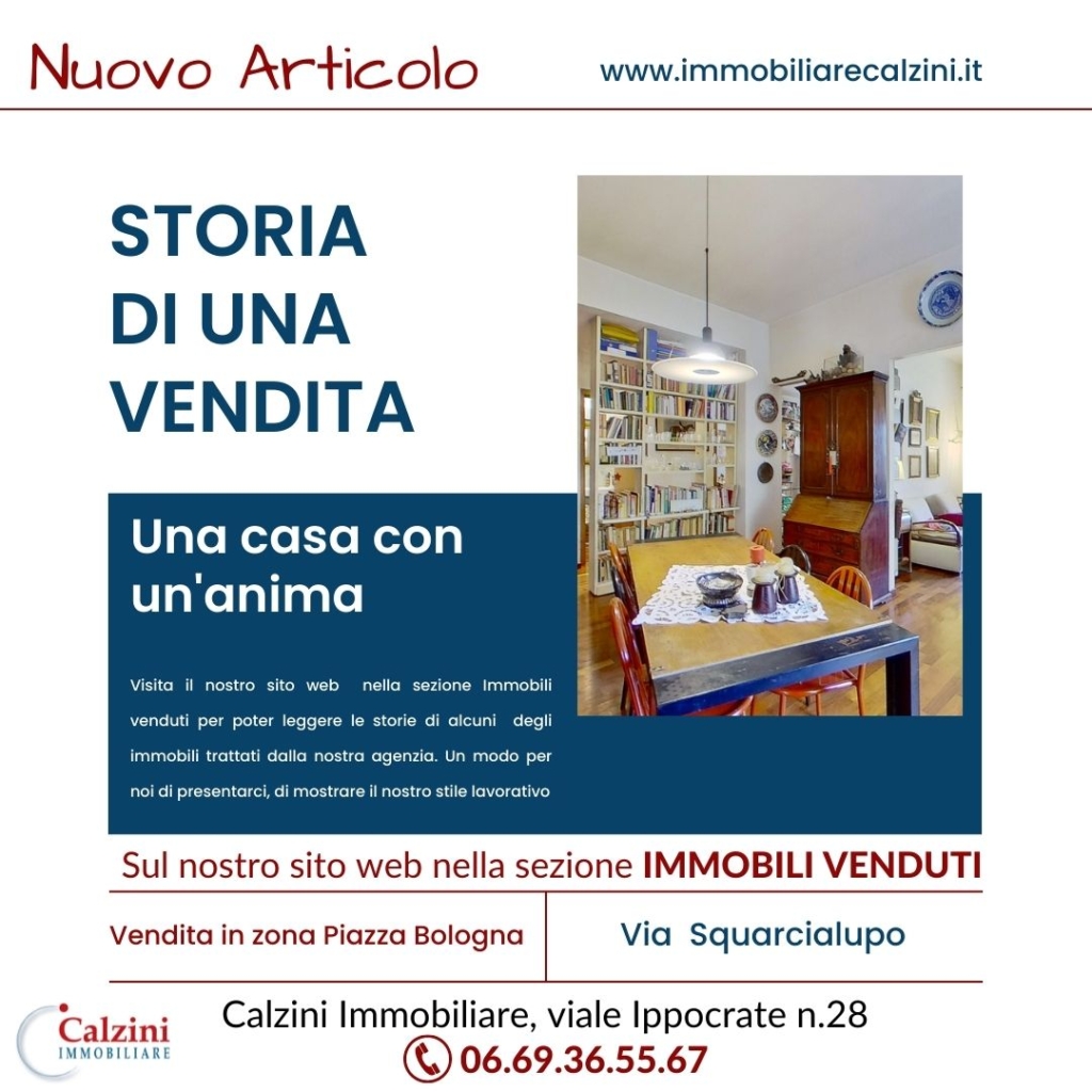 Piazza Bologna, la vendita di una casa con un'anima