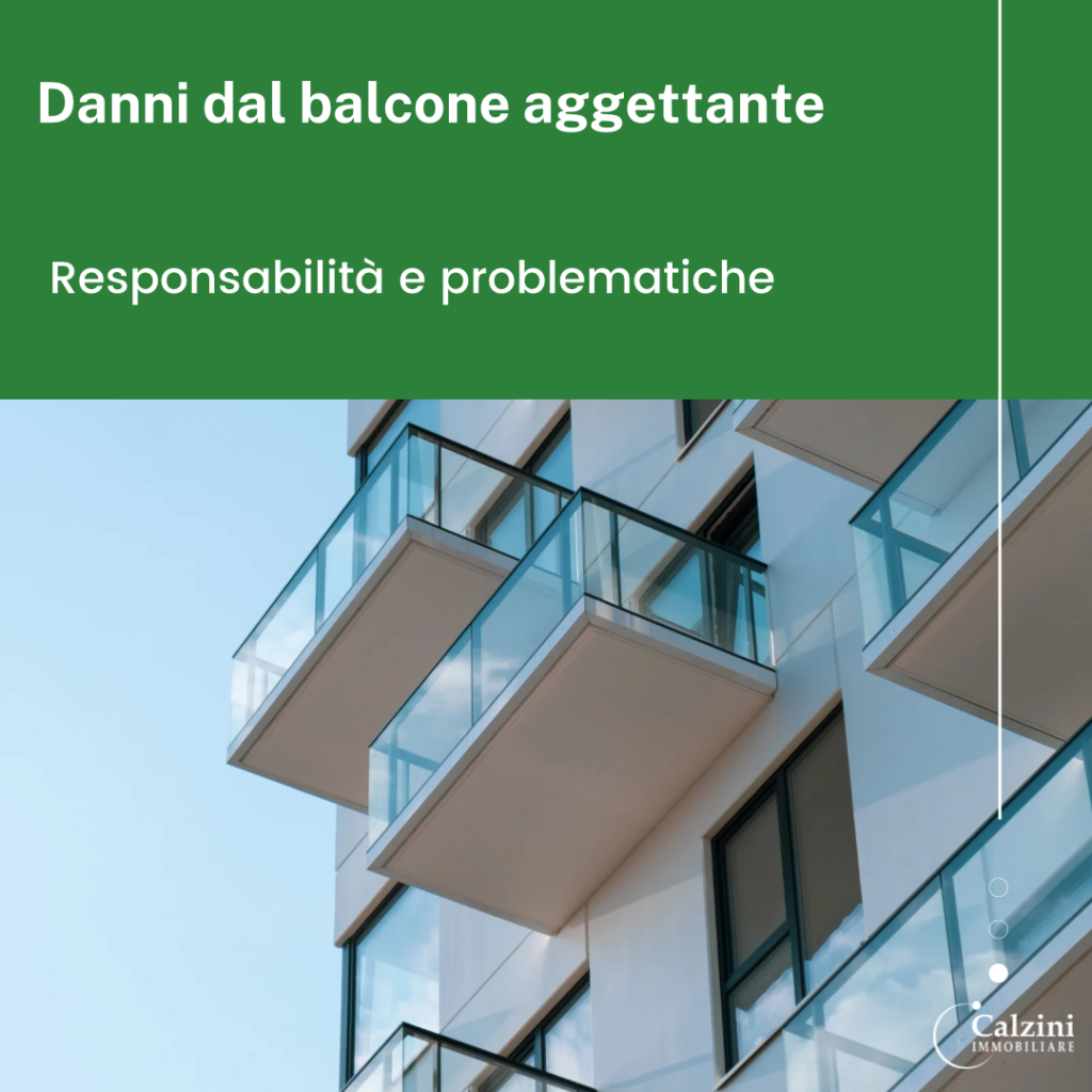 Danni dal balcone aggettante: responsabilità e problematiche