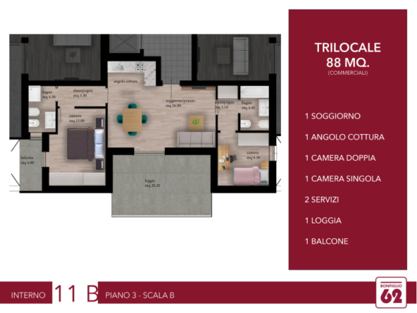 Tipologia Immobile: appartamento Provincia: roma Comune: roma Località: torrevecchia Indirizzo: Via Francesco Bonfiglio